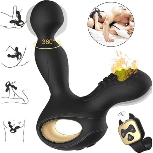 Gay Sex Toys Prostate Stimulator Vibrator Male Prostata Massager Dildo Anal Plugs Silicone Wireless Vibrator Prostate Massage