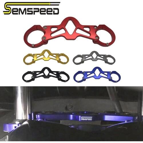 SEMSPEED Motorcycle Honda300 250 125 MF13 CNC Front Fork Suspension Shock Absorber Bracket Bar For Honda For300 250 2018-2020