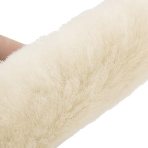 Wool block, wool piece, leather polishing, maintenance, and oiling care, vegetable tanned leather with beef foot oil 10*10cm