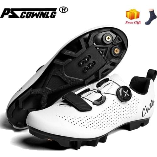 Mountain flat bicycle sports shoes bicycle sports shoes MTB SPD anti slip self-locking bicycle shoes mens road bicycle shoes