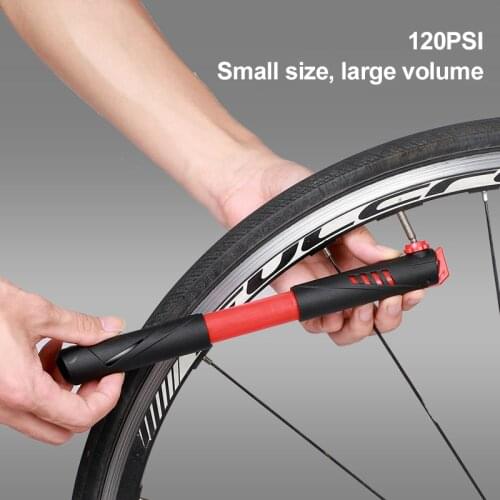 INBIKE Mini Bike Pump Aluminum Alloy Bicycle Hand Air Pump Tire Inflator Schrader Presta Valve MTB Road Cycling Pump Tire Lever
