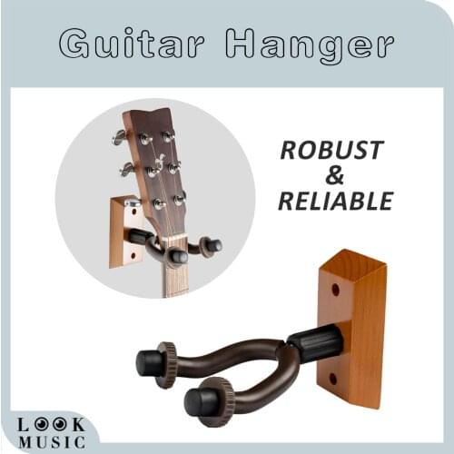 Hangers Wall Mounts Holder Stand for Acoustic Electric Guitar Bass Ukulele-Beech wood Hanger