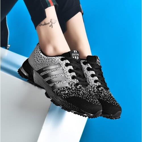 High Top Sock Men Sneakers Lace-up Shoes Casual Soft Tennis Couple Flat Walking Training Sneakers Sport Running Zapatillas 2021