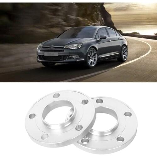 2PCS 5x108 65.1CB Aluminum Centric Wheel Spacers Tire Adapters Rims Flange Hubs For Citroen C5/C6