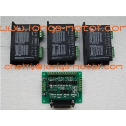 3Axis Stepper motor driver DM420A,1.7A,12-36VDC,128Micostep Bipolar for CNC MIll and Cutter controller DB25