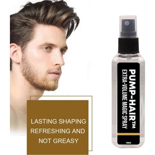 30/100ML Men Women Hair Styling Setting Spray Strong Dense Hair Fiber Glue Long-lasting Hair Styling Spray Glue Styling Tool