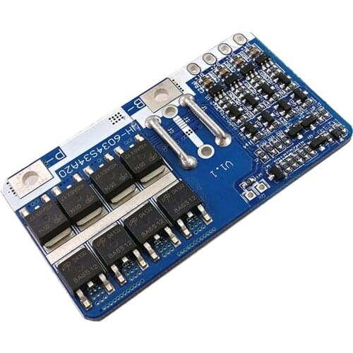 5pcs 4 string 14.8V 16.8V lithium battery protection board High current 20A work 18650 lithium battery pack protection board