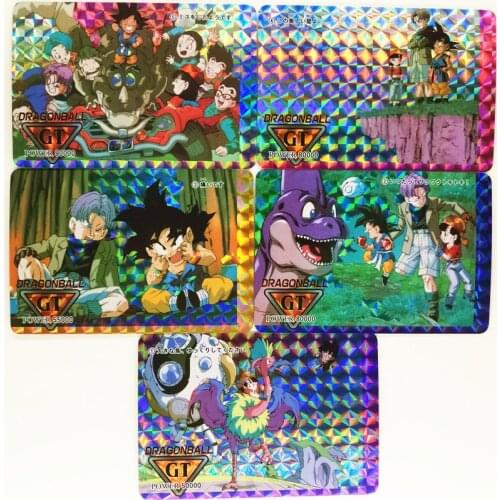 5pcs/set Super Dragon Ball Z Plot Heroes Battle Card Ultra Instinct Goku Vegeta Game Collection Cards