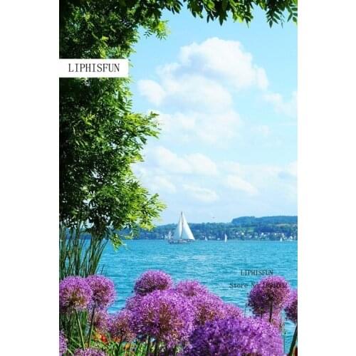 5D Diy Diamond Painting Cross Stitch Landscape Sea Picture Square Diamond Embroidery Kits Picture Diamond Home Decoration