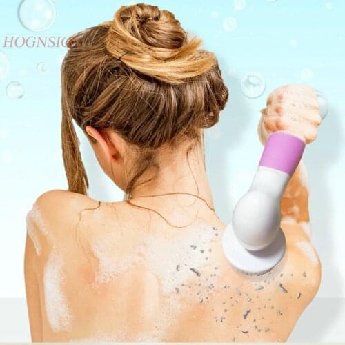 Electric Bath Brush Artifact Bathing Body Cleansing Tool Powerful Back Full Automatic Massage Towel Massager Supplies Hot Sale