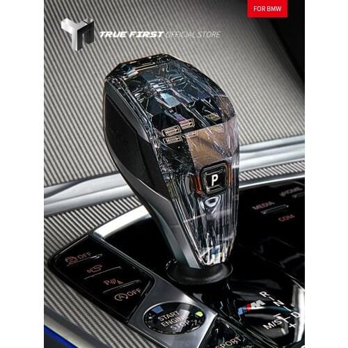 Car Accessories Crystal Gear Shift Knob Shift Lever For BMW 8 Series G14 G15 G16 2019-2021