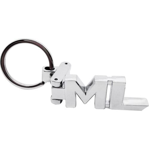 Car Key Chain Key Ring Key Decoration 3D ML Logo key Holder Styling For Mercedes Benz AMG W176 W201 W203 W204 W211 W212 W213 CLK