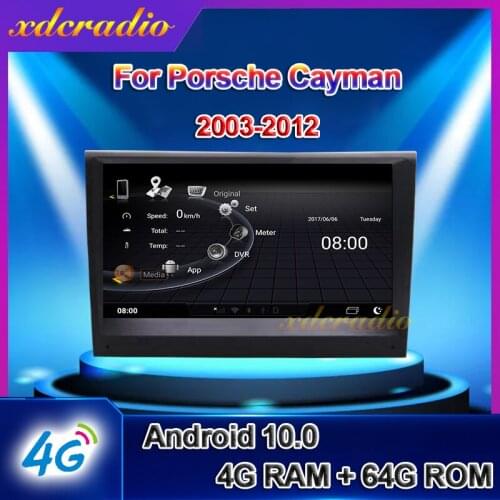 Xdcradio 8" Android 10.0 For Porsche Cayman Boxster 911 Car Radio Automotivo Car Multimedia Player Auto GPS Navigation 2003-2012