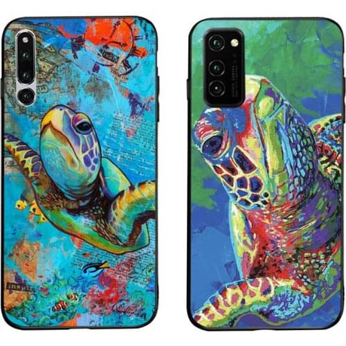 Green Sea Turtle Phone Case For Huawei Nova 6se 7 7pro 7se honor 7A 8A 7C Prime2019