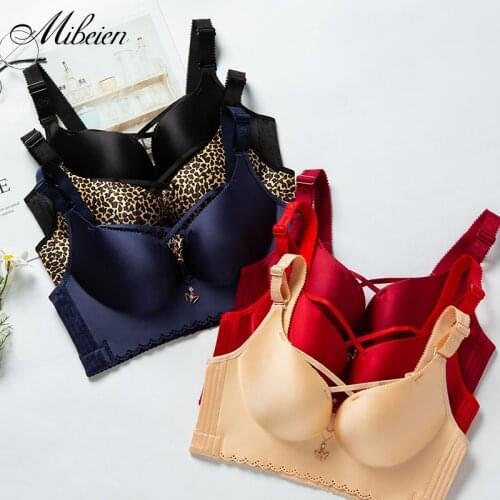 Hot sale hot style glossy, seamless, no steel ring, large size underwear bra, gather breathable thin cup, large bra cup, CDE cup