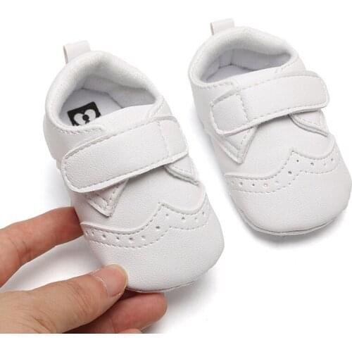 Infant Toddler Baby Boy Girl Soft Sole Crib Shoes Sneaker Newborn White Shoes