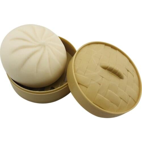 Simulation Steamer Of Steamed Stuffed Bun Decompression Toys Relieve Stress Toy G99C