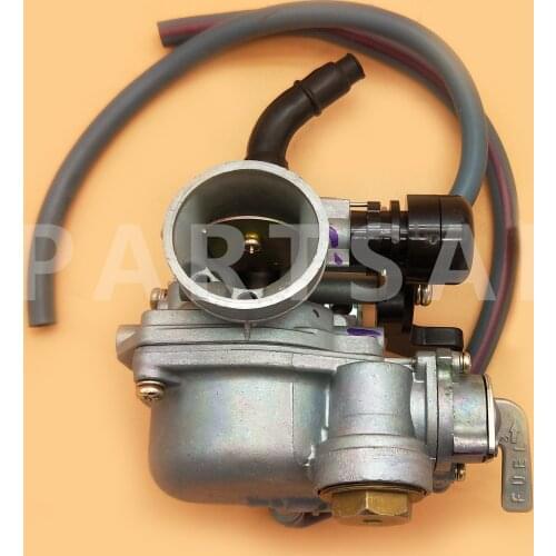 PZ17 Motorcycle Carburetor 17mm Hand Choke With Petcock Fuel Switch For Honda C70 C90