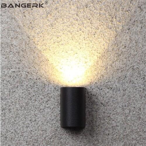 Outdoor Wall Lamp Modern Up Down LED Porch Lights IP65 Waterproof Rust Garden Wall Light Fixtures Sconce Aluminum Lighting