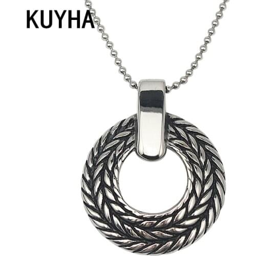 New Classic Pendant&Neckalce Fashion Simple Metal Chain Necklaces For Men Party Jewelry Male Present