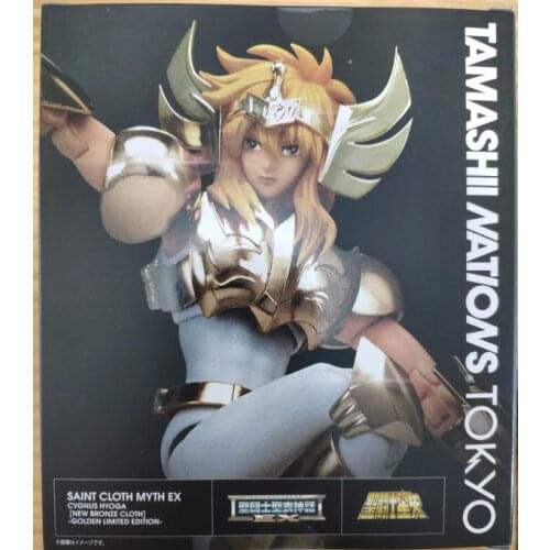 Original Bandai EX Saint Seiya Gold Cygnus Hyoga Myth Cloth TNT Limited Action Figure Model