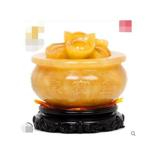 Topaz cornucopia ornaments