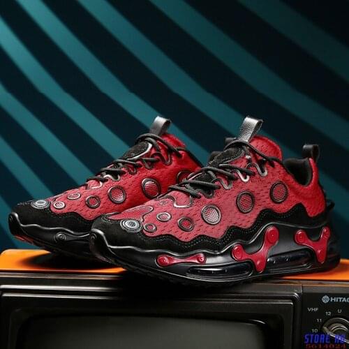 Autumn And Winter Full Palm Air Cushion Casual Sports Running Shoes Lightweight Mens Sports Shoes Outdoor Basketball Shoes