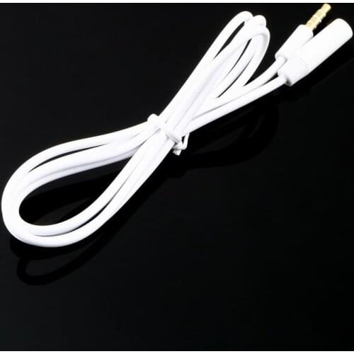 Audio Extension Cable Cord MP3 1M 3.5mm Female to Male FM Headphone For iPhone 5 5S 6 6S PLUS SAMSUNG galaxy S3 S4 S5 S6 S7
