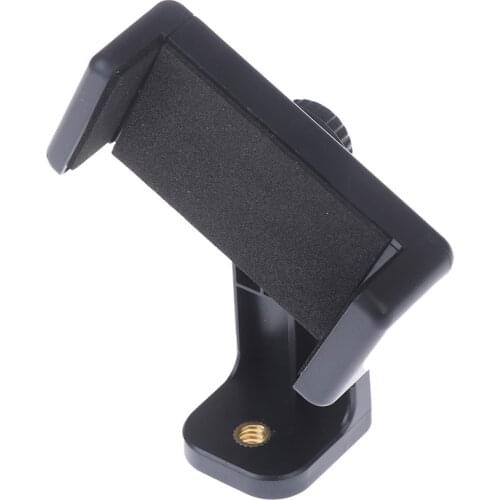 1pc Tripod Mount Adapter Cell Phone Clipper Holder Vertical 360 Tripod Stand for Phone for camera