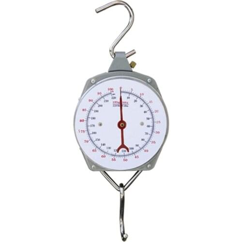 100Kg 220Lbs Hanging Scale Capacity Alloy Mechanical Hanging Scales with Stainless Steel Hook Accurate Scale