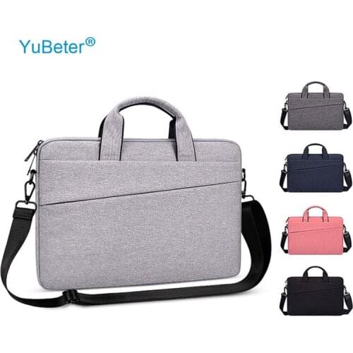 YuBeter Men Womens Laptop Sleeve Bag Shockproof Notebook Computer Pouch Briefcase for MacBook Air Pro 13 14 15.6 Inch PC Case