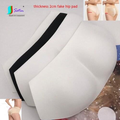 Women Girl Pants Underwear Panties Buttocks Pad Decoration Sponge White Black Thickness 2cm Fake Hip Pad
