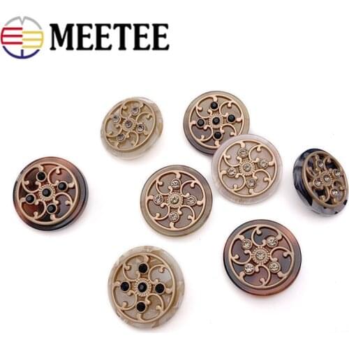 10/20pcs 25/28mm Metal Button DIY Coat Men Women Shank Buttons Windbreaker Decorative Buckle Garment Sewing Accessories