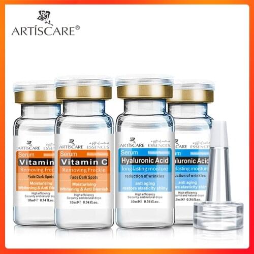 ARTISCARE Vitamin C Serum+Hyaluronic Acid Serum Anti-Aging Moisturizing Skin Care Firming Treatment Whitening Moisturizing 4PCS