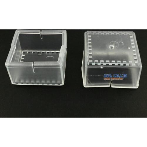 8 Pcs 45*45mm Chair Table Leg Cap Rubber Feet Protector Pad Cover Square