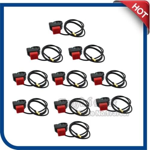 10 pcs/Pack Kill Switch For 47cc 49cc Mini Cag Moto Dirt Pocket Bike ATV Quads