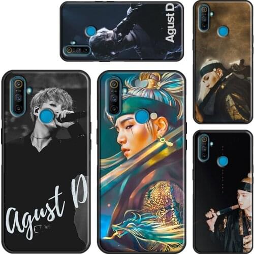 Agust D Suga Phone Case For OnePlus 8T 7T Nord 8 9 Pro Cover For Realme GT Neo Q3 6 7 8 Pro C3 C11 C21