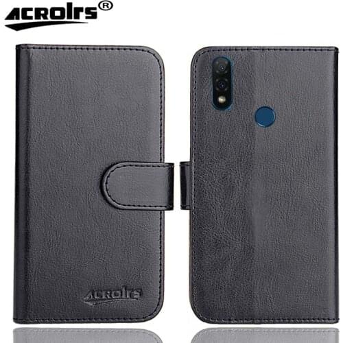 Vsmart Joy 2 Plus Case 6.2" 6 Colors Flip Fashion Soft Leather Crazy Horse Exclusive Phone Cover Cases Wallet