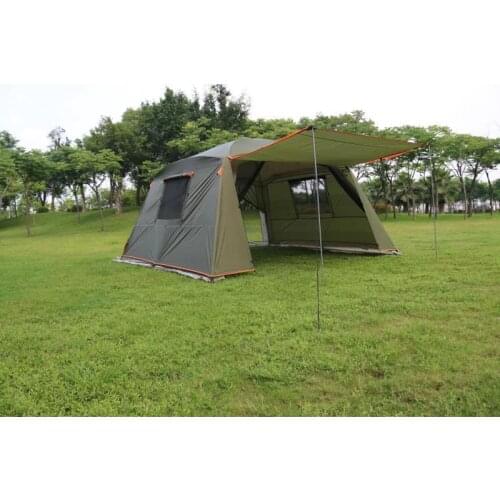 Rainproof double layer outdoor sun-shading 4Corners garden arbor/Multiplayer party camping tent/Awning shelter anti-mosquito