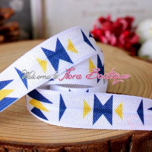 FLRA ElasticHot selling aztec sublimation dye fold over elastic
