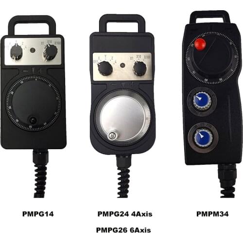 CNC electronic handwheel, 4/6 axis MPG mach3 controller FAGOR GSK Siemens MITSUBISHI FANUC 5V manual pulse generator