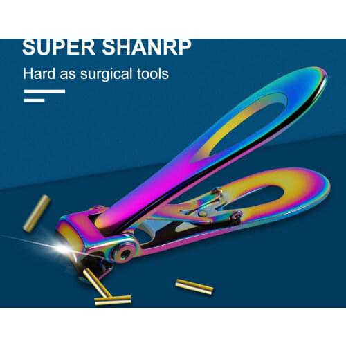 Professional Nail Clippers Stainless Steel Nail Cutter Toenail Fingernail Manicure Trimmer Toenail Clippers For Thick Nails TP52