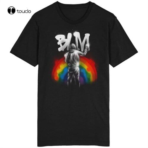 Blm T Shirt Black Lives Matter Rainbow Movement George Floyd Anti Racism Lgbtq