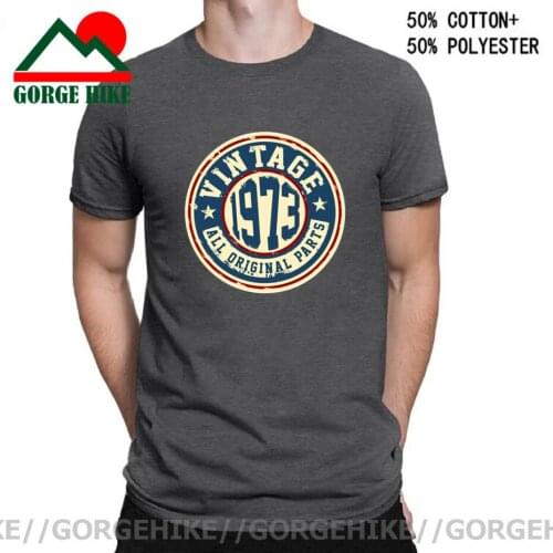 Retro 1973 All Original Part T-shirt homme Best gift for Dad Birthday T shirt Fathers day Tee Mens Vintage Classic 70s Clothes