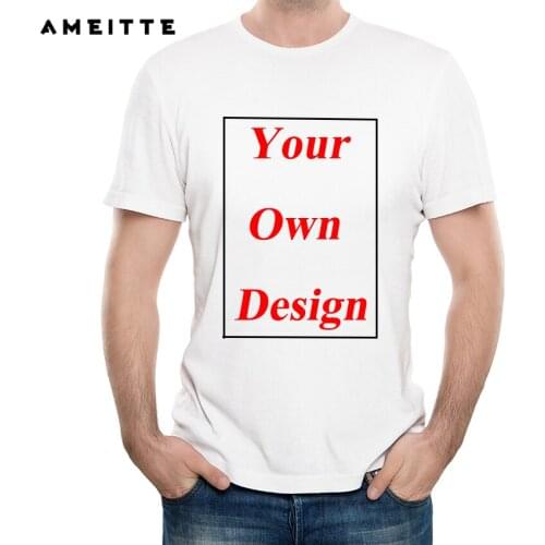 Customized Mens T shirt Print Your Own Design High Quality Send Out In 3 Days