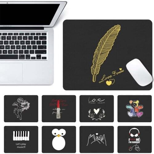 Laptop Mouse Mat for Office Home PC Computer Keyboard Cute Mouse Pad Desk Pad Gaming Desk Mats Gamer 25x21cm