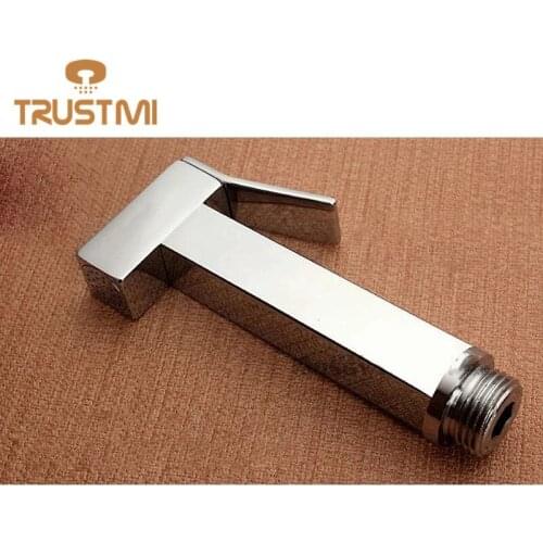 Brass Hand Held Bidet Shower Set Free Perforating Toilet Jet Cleaner Portable Bidet Spray Shower Head And 1.2m Hose