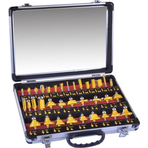 Milling cutter tool set decoration edge machine woodworking milling cutter carving tool wood knife set manual