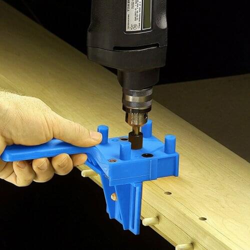 Carpentry Drill Guide Punch Doweling Locator Handheld Pocket Hole Jig System Drill Bit Hole Puncher For Carpentry Dowel Joints