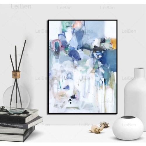 Modern Fashion Colorful Graffiti Canvas Painting and Printmaking Home Decoration Living Room Interior Painting Without Frame